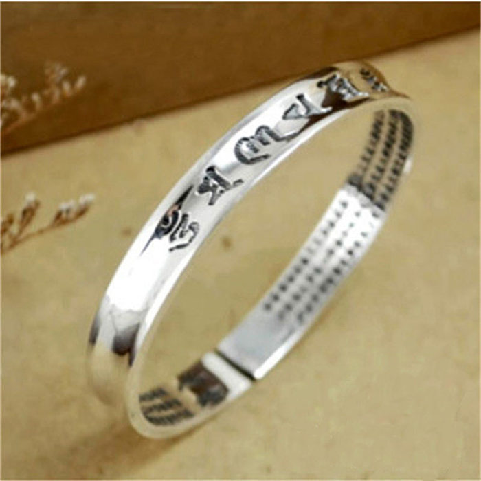 simple silver plated bracelets for couples