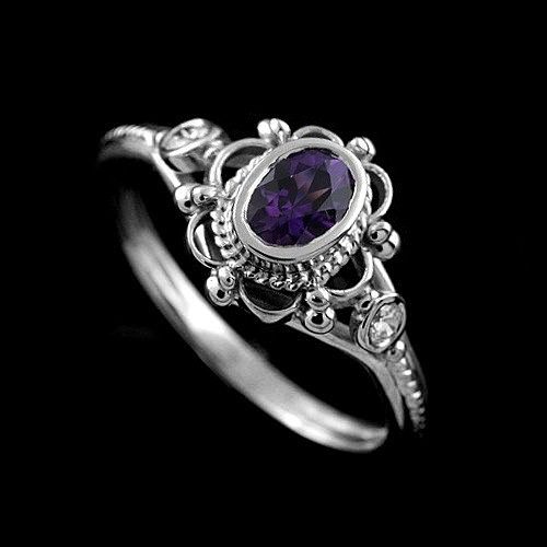 Anéis de rubi antigos para mulheres no casamento