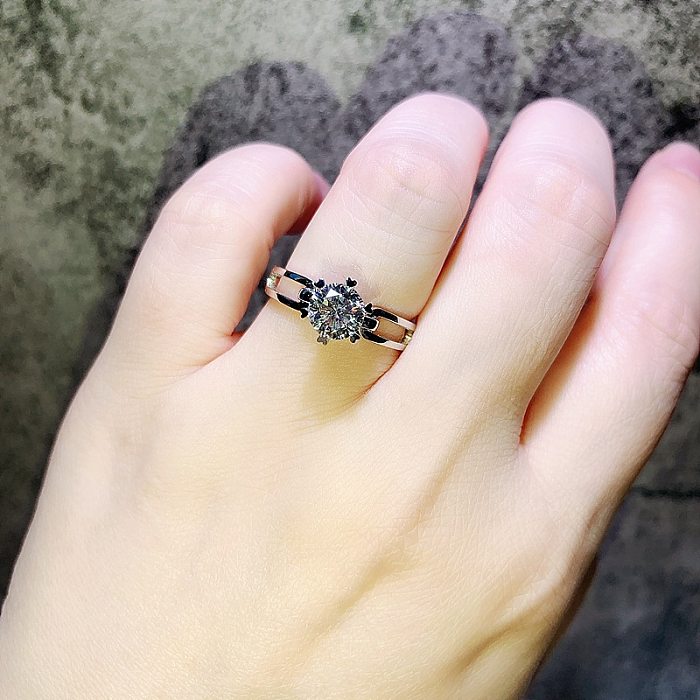 simple diamond wedding rings for women