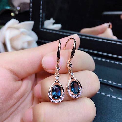 Luxury Topaz Fashion Earrings for Women