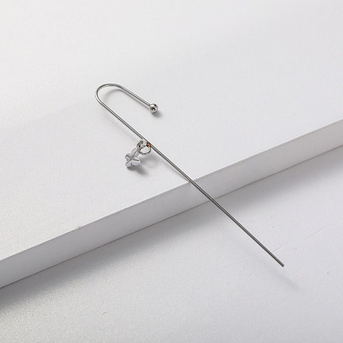 drop crystal stainless earring for wedding