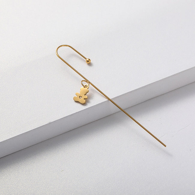 gold plate stainless steel earring for wedding