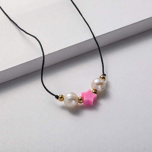pearl and pendant necklace for girl
