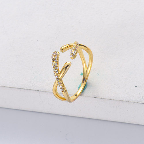 placa de oro mujer anillo de plata de ley 925 para boda