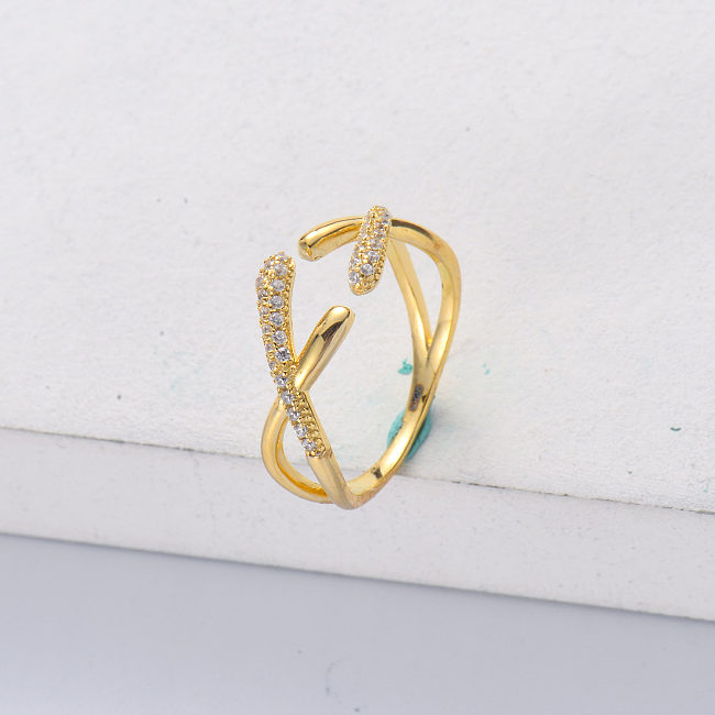 gold plate female silver ring 925 sterling for wedding