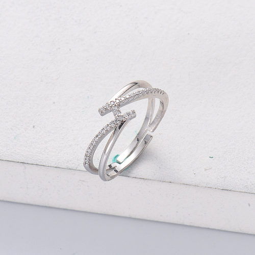 female silver ring 925 sterling for wedding