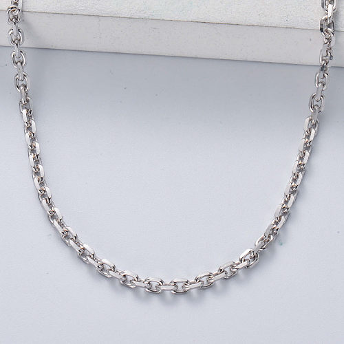 collier famale en argent sterling 925 pour mariage