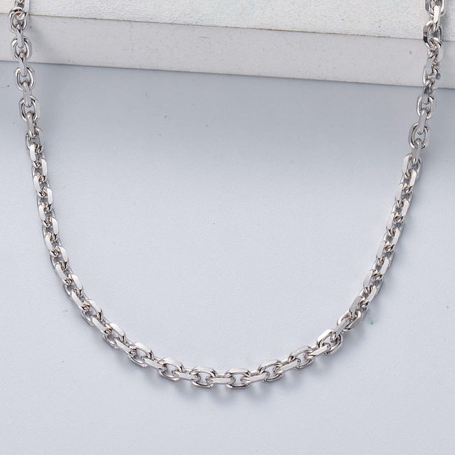 famale sterling 925 silver necklace for wedding