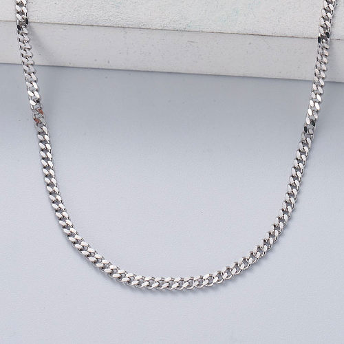 chain wholesale 925 sterling silver necklace for wedding
