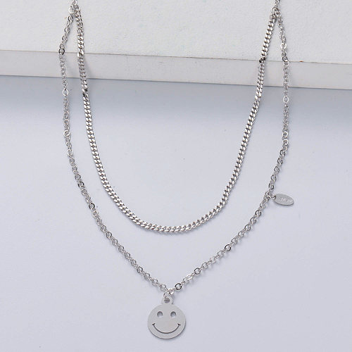 metal pendant wedding 925 sterling silver necklace