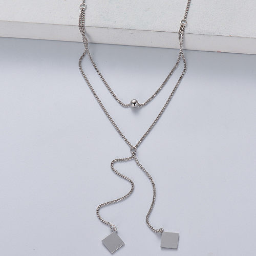 thin 925 sterling silver necklace chain wholesale for wedding