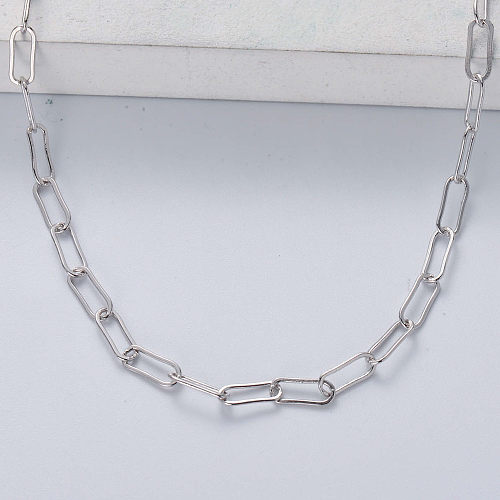 classic sterling 925 silver necklace for girl