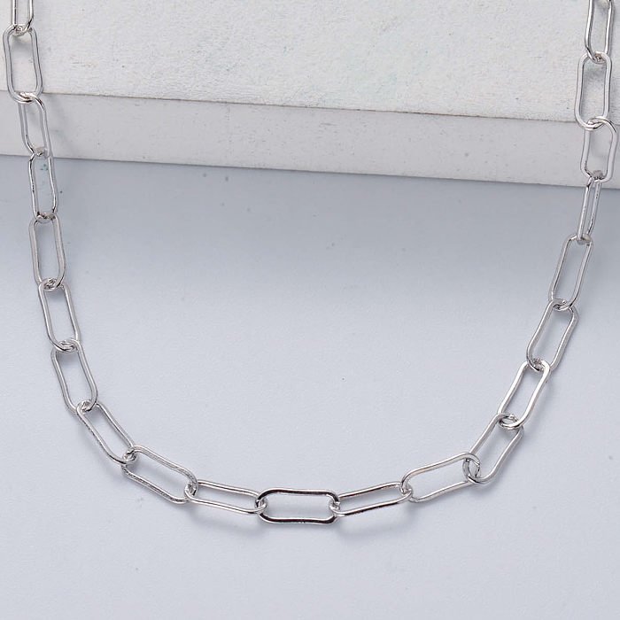 famale Sterling 925 Silber Halskette für Frauen