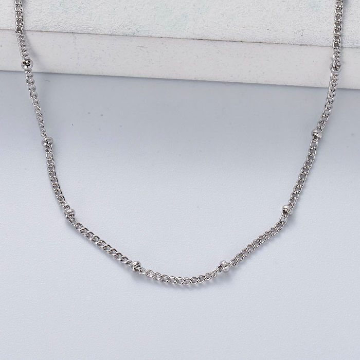 925 silver sterling necklace with chain pendant for wedding