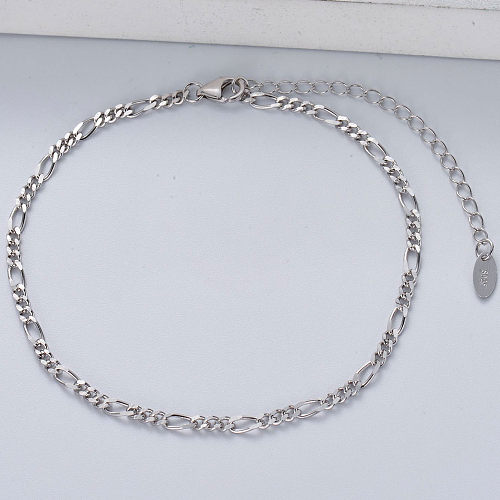 trendy minimalist 925 silver classic women bracelt
