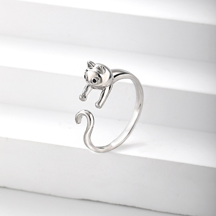 women silver plated brass ring small gift for wedding