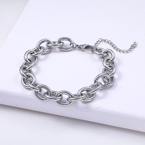 natural color 316L stainless steel minimalist style bracelet