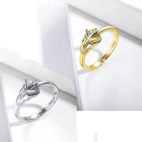 rose silver plated brass ring jewelry gift