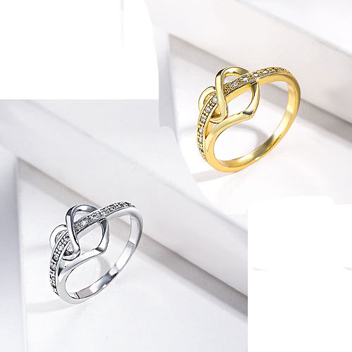 silver plated brass ring women wedding jewelry