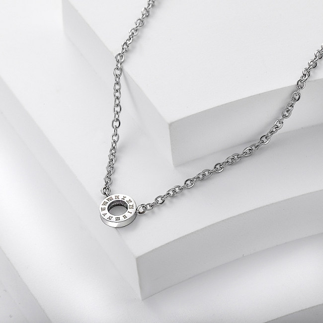 collier en acier inoxydable 316 femmes cadeau de bijoux de mariage