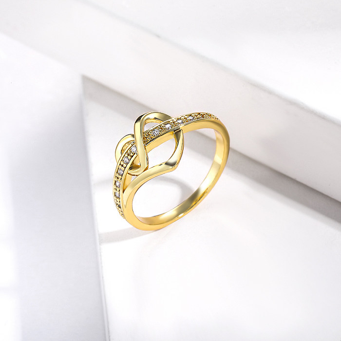 silver plated brass ring women wedding jewelry