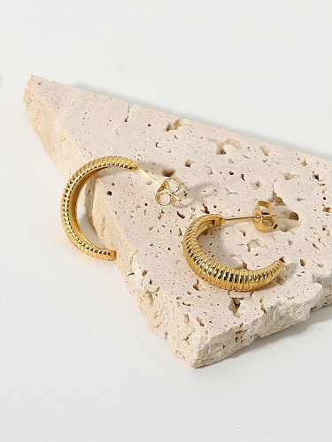 Stainless steel Shofar Trend Stud Earring