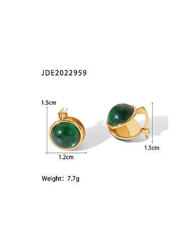 Stainless steel Geometric Vintage Stud Earring