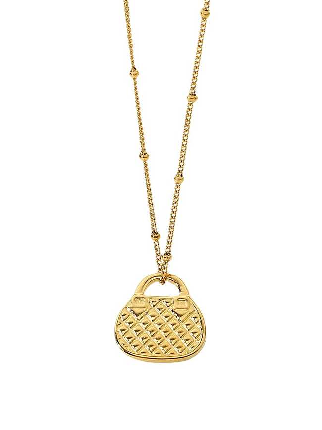 Stainless steel Bag Trend Necklace