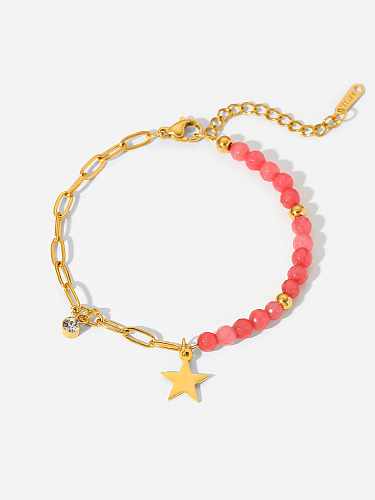 Stainless steel Bead Geometric Minimalist Bracelet