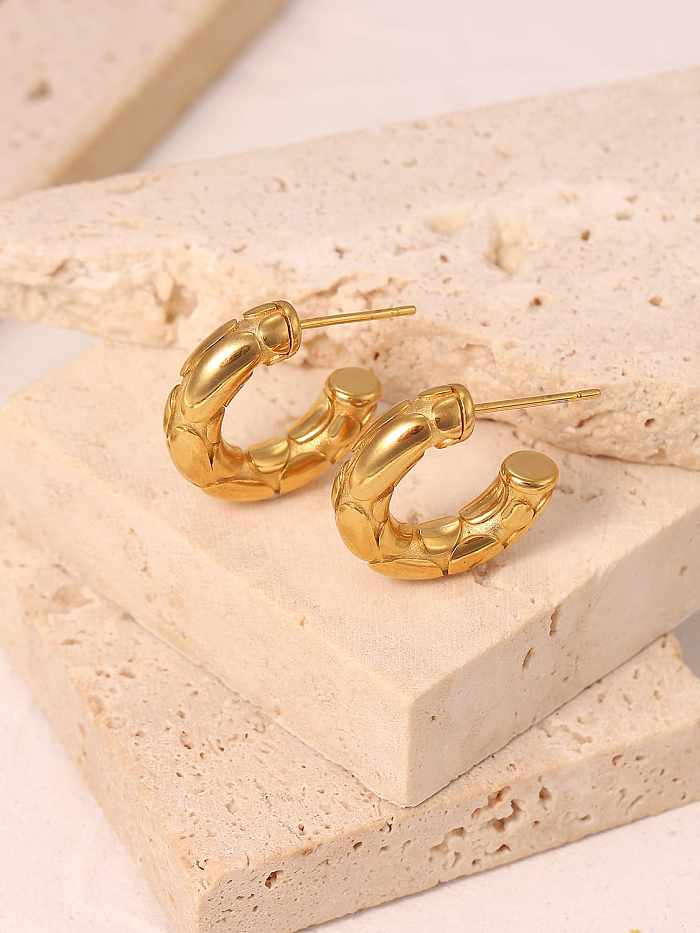 Stainless steel Geometric Trend Stud Earring