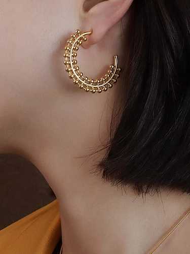 Stainless steel Geometric Trend Stud Earring