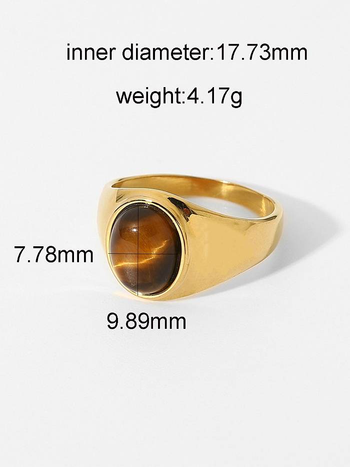 خاتم باند تريند هندسي سبج من الفولاذ المقاوم للصدأ