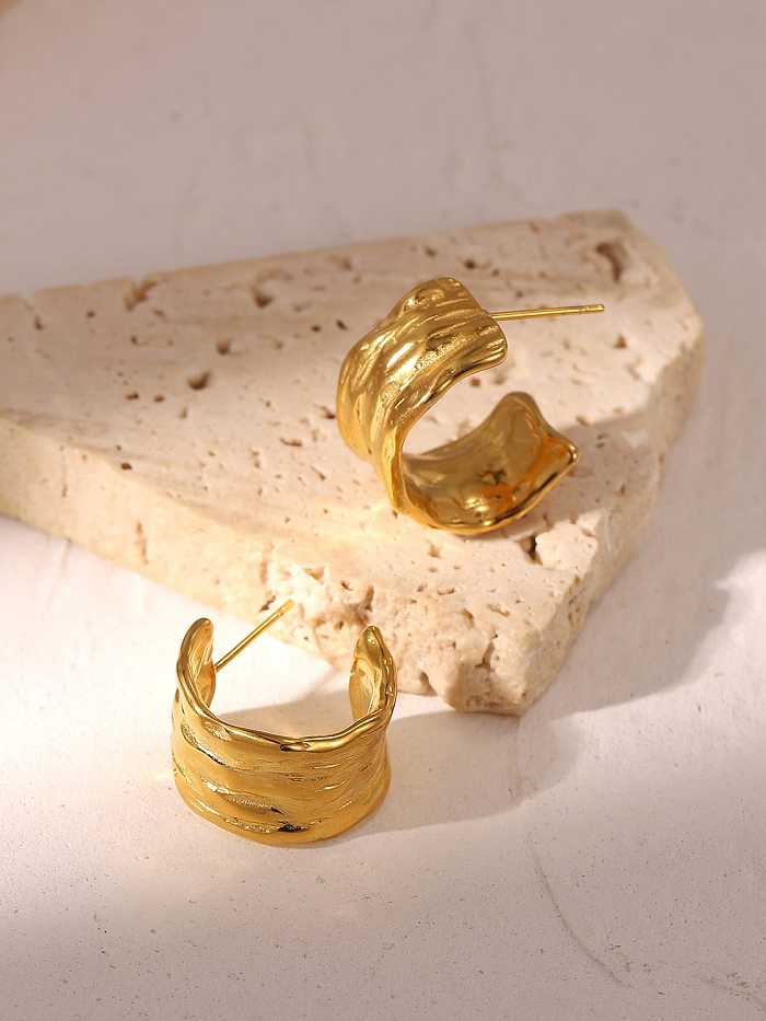 Stainless steel Geometric Trend Stud Earring