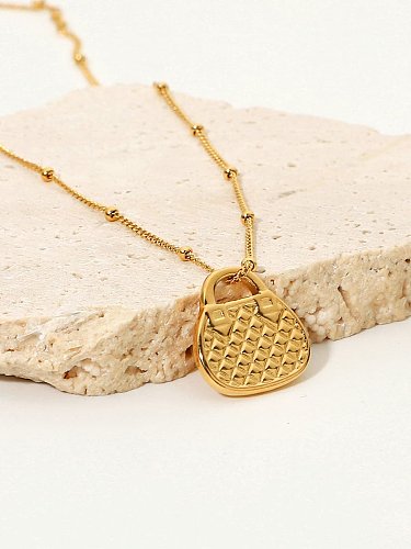 Stainless steel Bag Trend Necklace