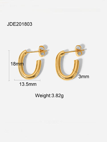 Stainless steel Geometric Minimalist Stud Earring