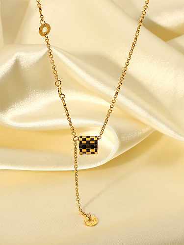 Stainless steel Tassel Vintage Lariat Necklace