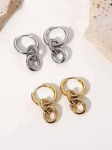 Stainless steel Geometric Vintage Drop Earring