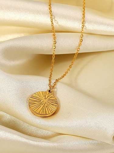 Stainless steel Rhinestone Geometric Minimalist Necklace