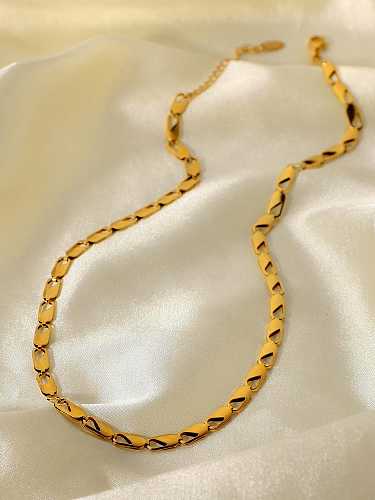 Trend-Halskette aus Edelstahl mit Kette