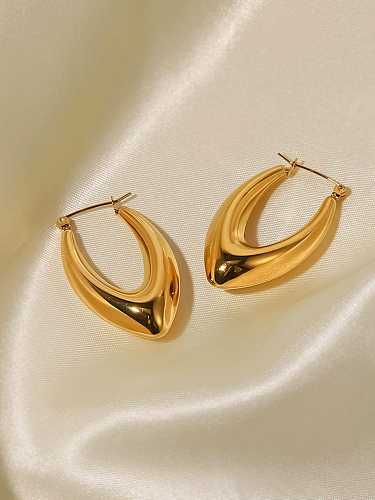 Stainless steel Geometric Trend Hoop Earring