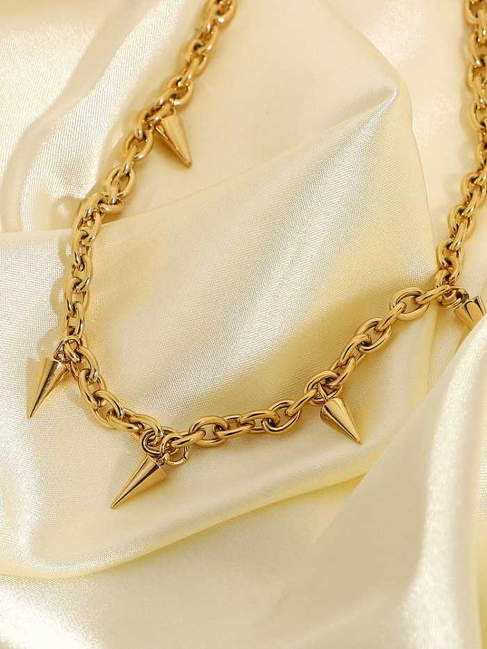 Stainless steel Rivet Trend Cuban Necklace