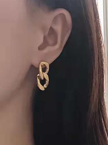 Stainless steel Geometric Minimalist Drop Earring