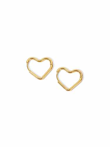 Stainless steel Heart Trend Earring