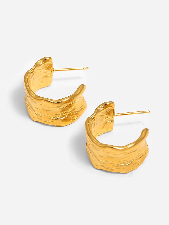 Stainless steel Geometric Trend Stud Earring