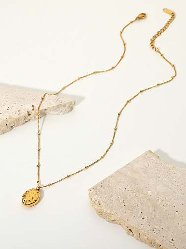 Stainless steel Oval Trend Necklace