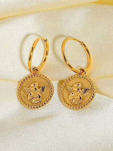 Stainless steel Angel Trend Huggie Earring