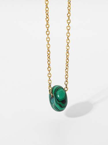 Collier Vintage Rond en acier inoxydable