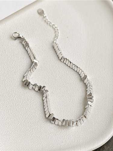 925 Sterling Silver Geometric Trend Bracelet