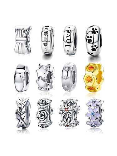 925 Sterling Silver With Antique Silver Plated charms