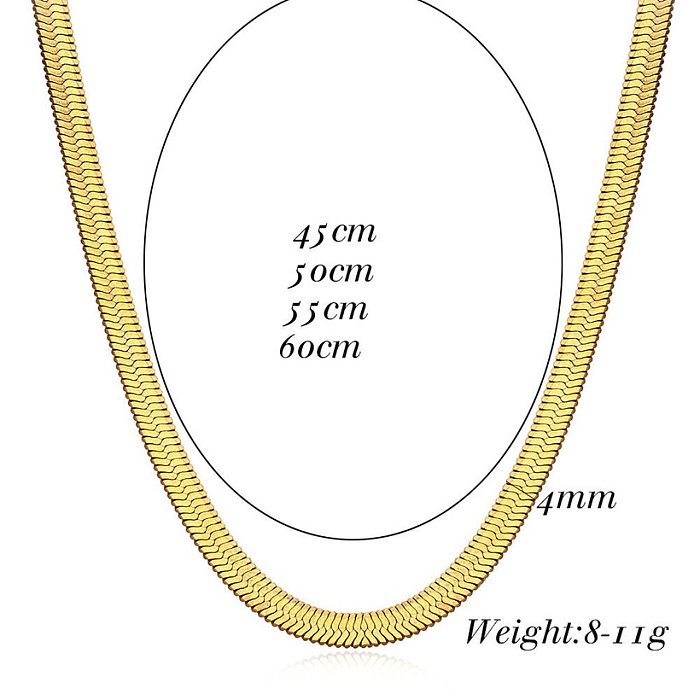 Geometrischer Edelstahl-Halsketten-Überzug der einfachen Art Edelstahl-Halsketten